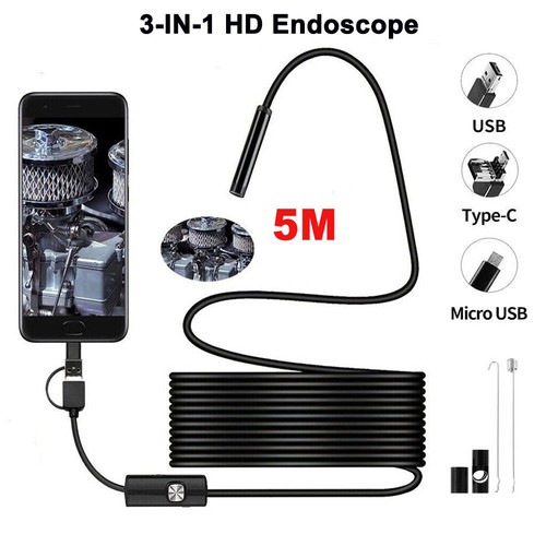 Endoscope camera with light - light, hd